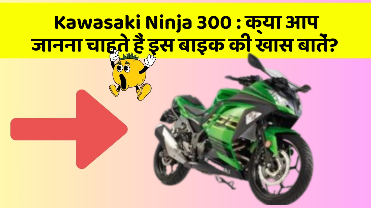 Kawasaki Ninja 300: इतने सस्ते में मिल सकती है ये बाइक, जानिए कैसे